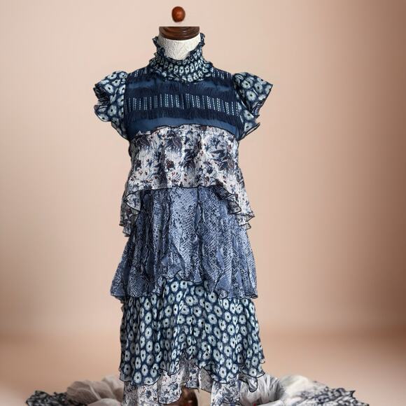 dvf blue lace dress Floral Semi Formal Black Dresses Midi Dark Blue Sage Green Pink A Line V Neck Wedding Guest Summer Ladies, Wedgewood(With Pockets) / M